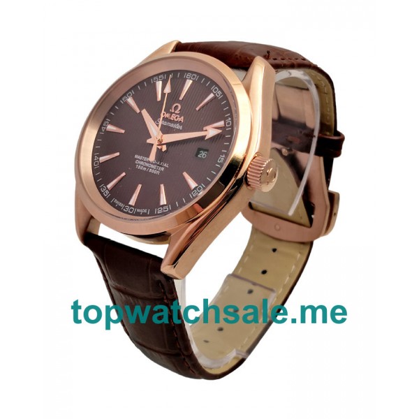 UK Best Quality Omega Seamaster Aqua Terra 231.53.39.21.06.001 Replica Watches With Coffee Dials For Sale