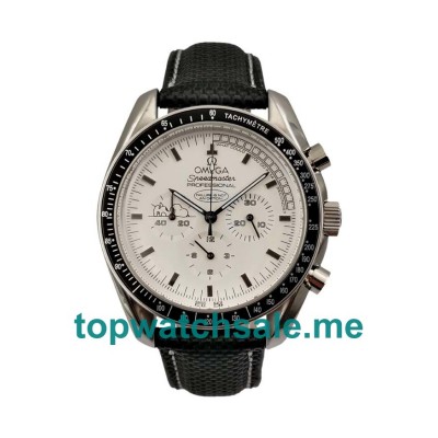 UK Best 1:1 Omega Speedmaster 311.32.42.30.04.003 Fake Watches With White Dials Online