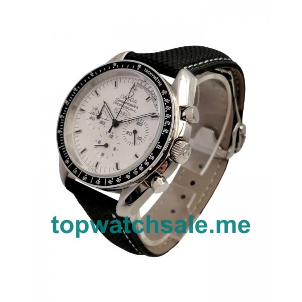 UK Best 1:1 Omega Speedmaster 311.32.42.30.04.003 Fake Watches With White Dials Online