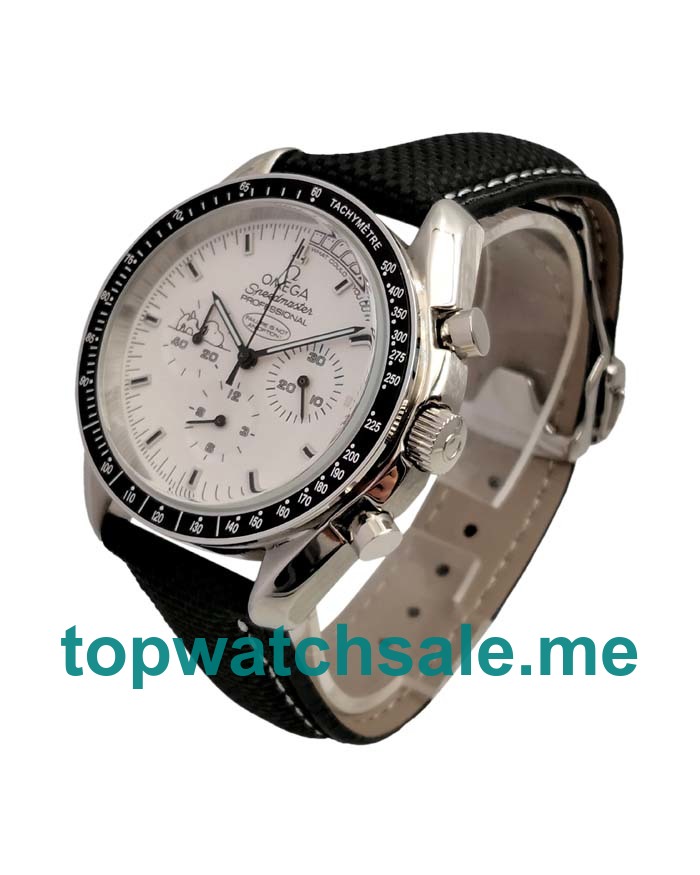 UK Best 1:1 Omega Speedmaster 311.32.42.30.04.003 Fake Watches With White Dials Online